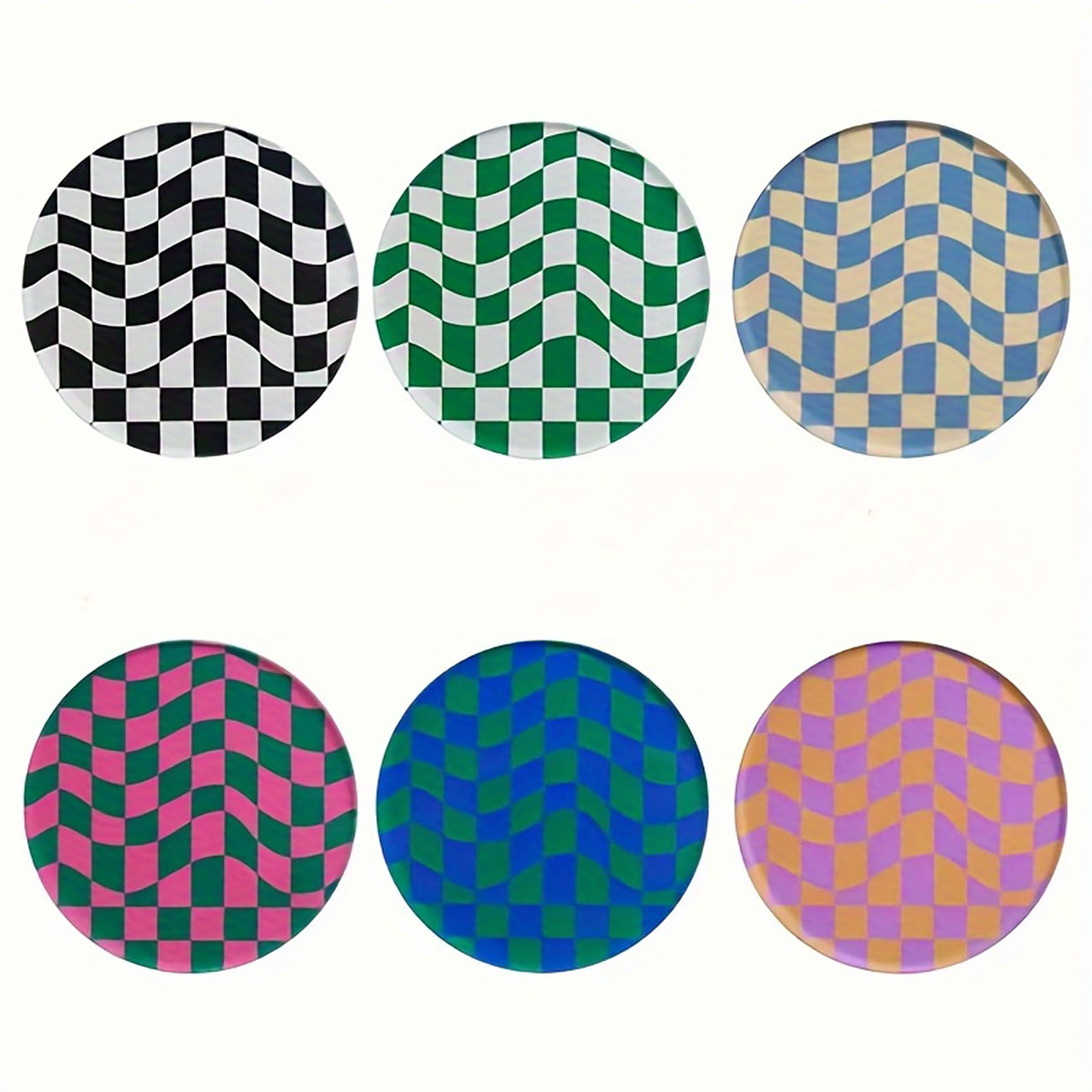 Outdoor Furniture Dining - 6 pieces - Wooden coasters, anti