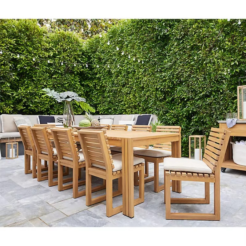 Outdoor Furniture Dining Set - Foshan Furniture High Quality Solid Teak