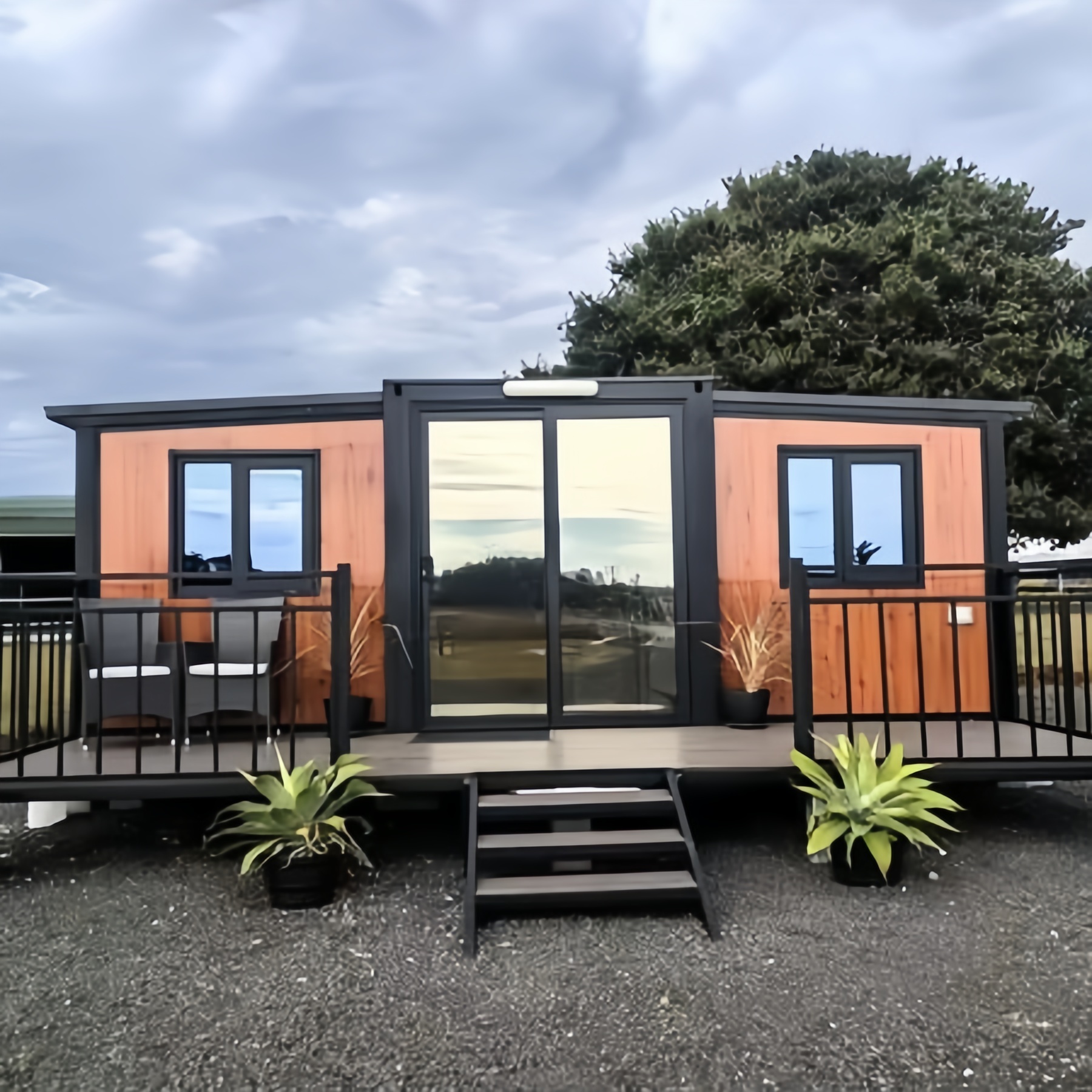 Outdoor Furniture Metal - 40FT Expandable Modular Prefabricated Container Room