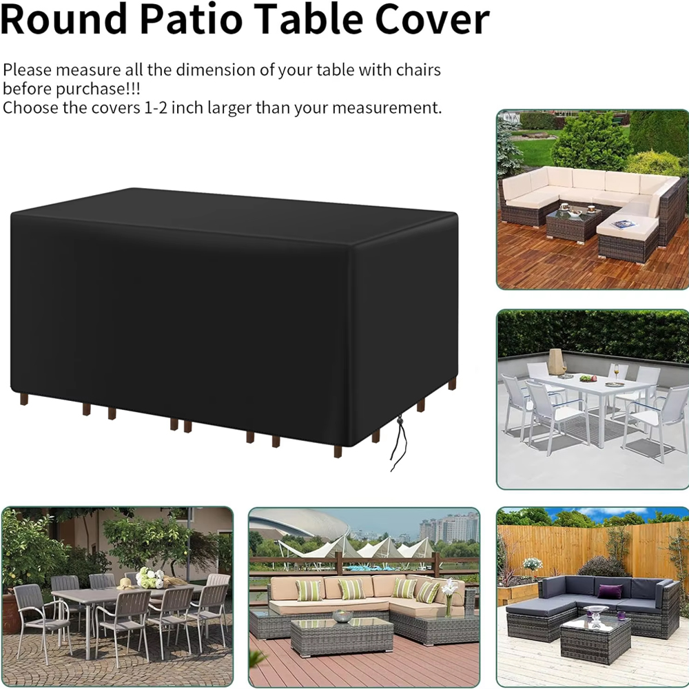 Outdoor Furniture Paint - Multi-size Large Rectangular Table Cover Durable