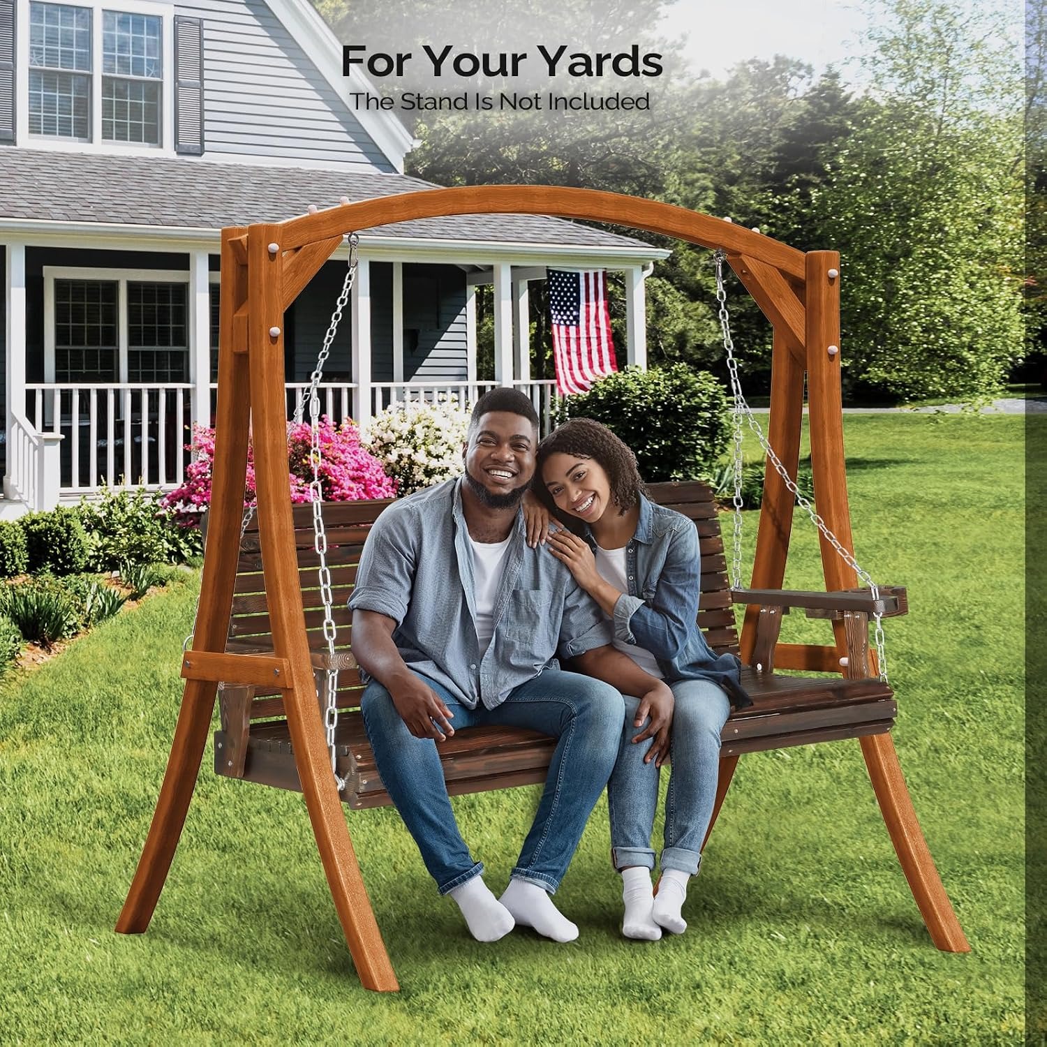 Outdoor Furniture Xl - XL Size Heavy Duty 880LBS Wooden