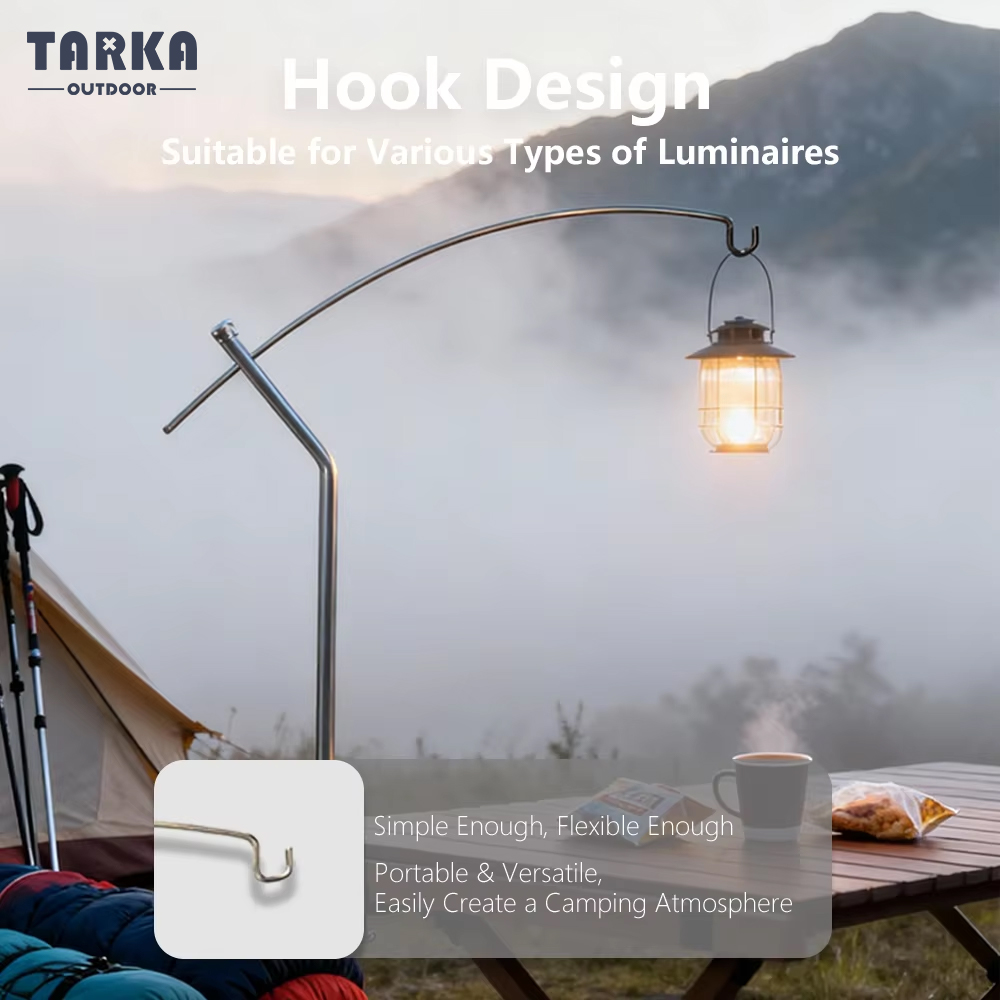 Outdoor Furniture Australia - TARKA Detachable Lantern Stand Adjustable Ultralight