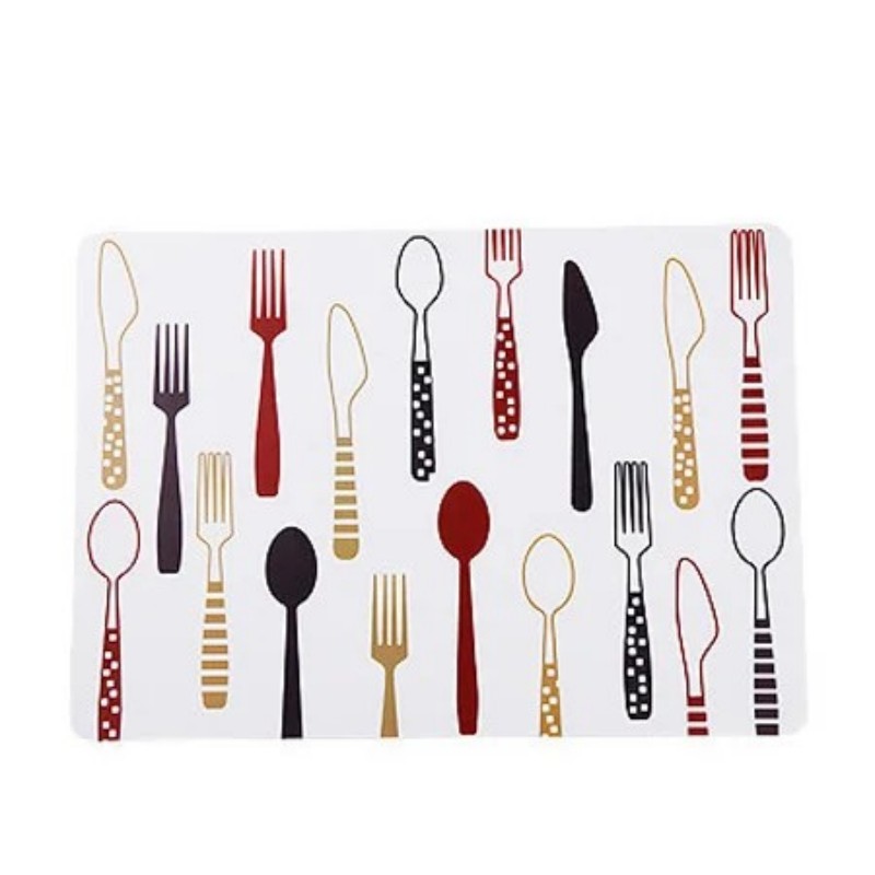 Outdoor Furniture Dining - VIKAMA 2/4PCS PVC Placemats Kids Cartoon