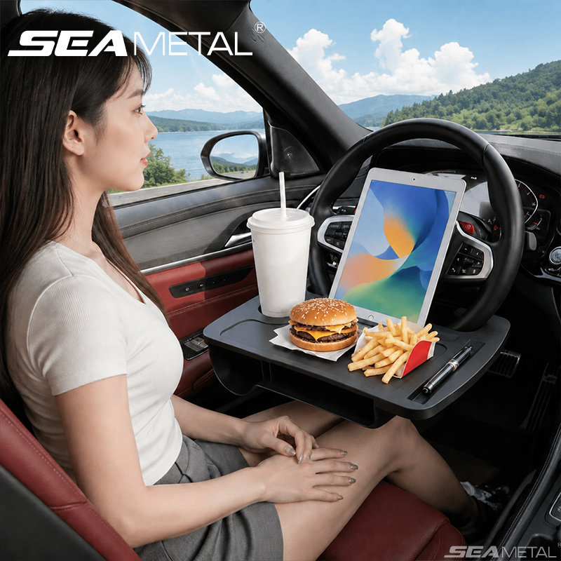Outdoor Furniture Dining - SEAMETAL Car Steering Wheel Table Universal