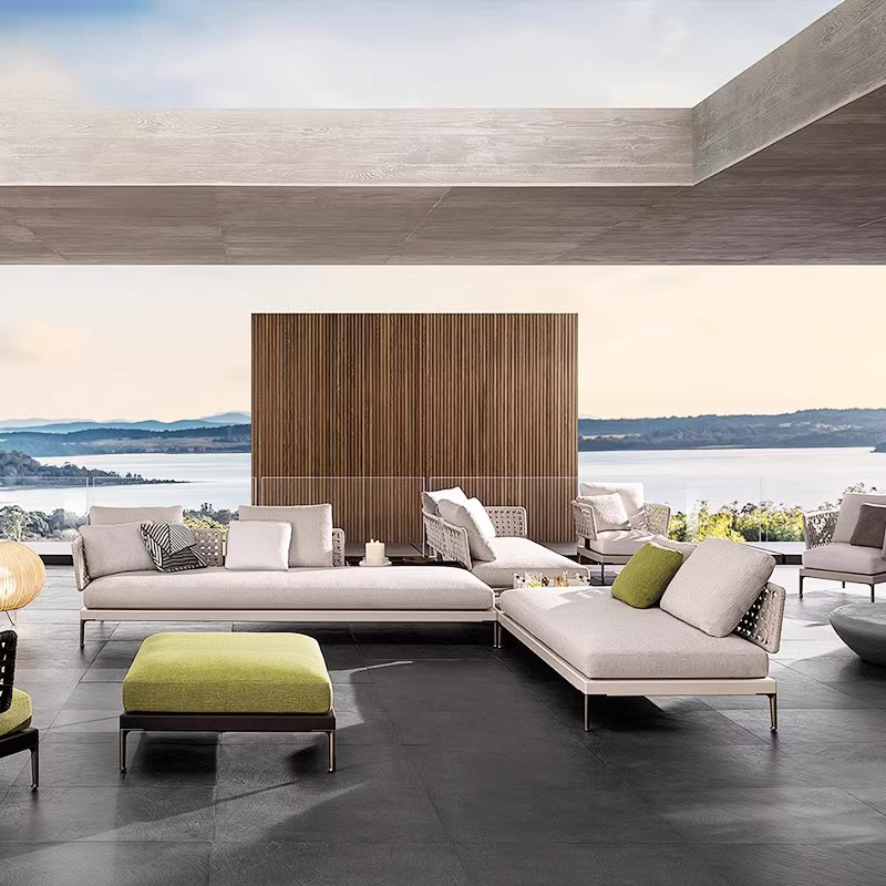 Outdoor Furniture No Cushions - Outdoor Rattan Garden Furniture Sets Sofa