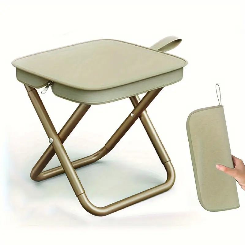 Outdoor Furniture Metal - Outdoor folding pencil case small stool
