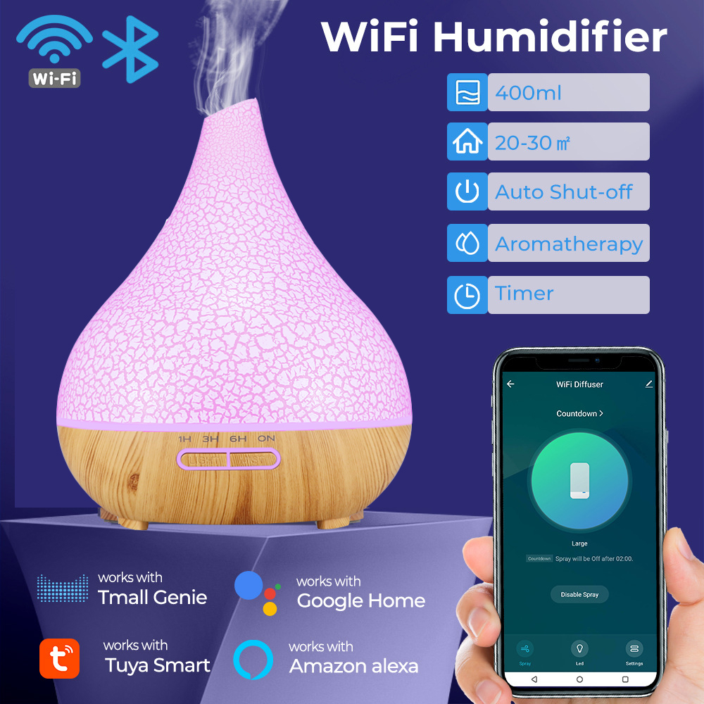 Outdoor Furniture Oil - Tuya WiFi Smart Humidifier Essential Oil