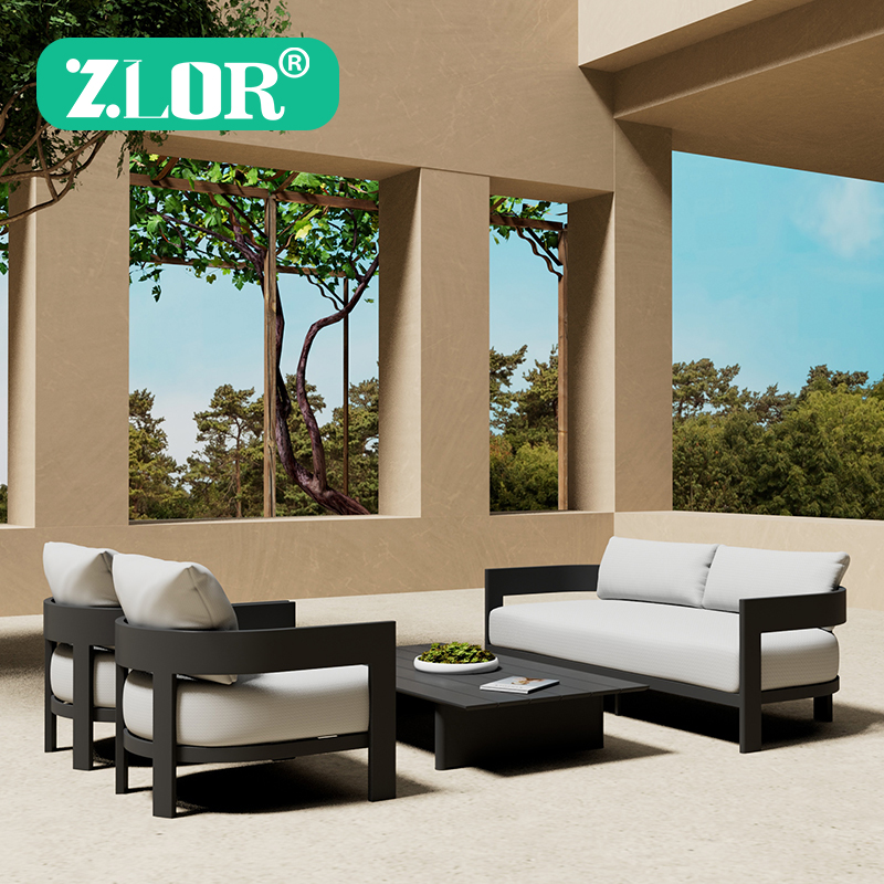 Modern Aluminum Outdoor Sofa S - đánh giá và giá Outdoor Furniture Dining Set
