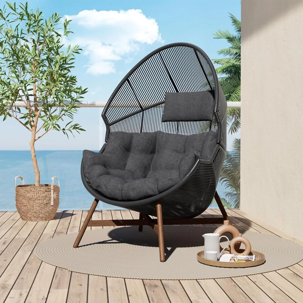 Outdoor Egg Chair PE Wicker Wo - đánh giá và giá Outdoor Furniture No Cushions