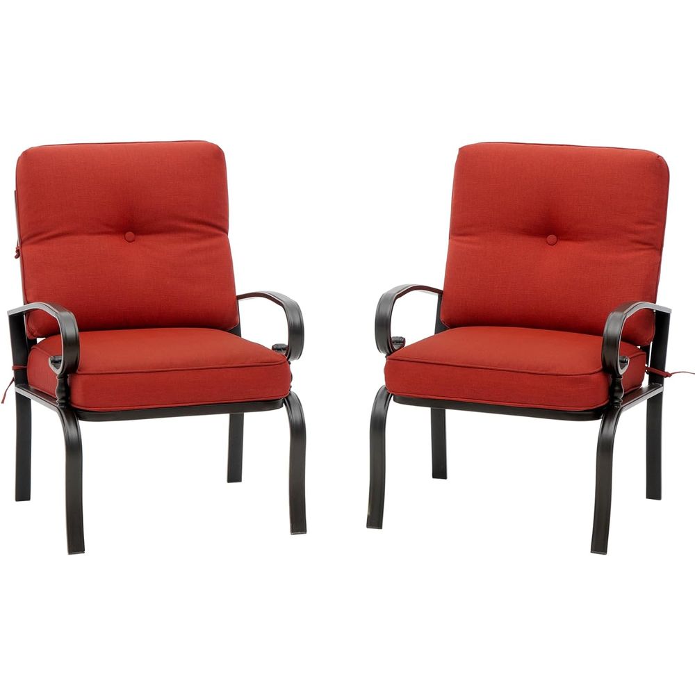 Red Outdoor Patio Bistro Chair - đánh giá và giá Outdoor Furniture Dining Set