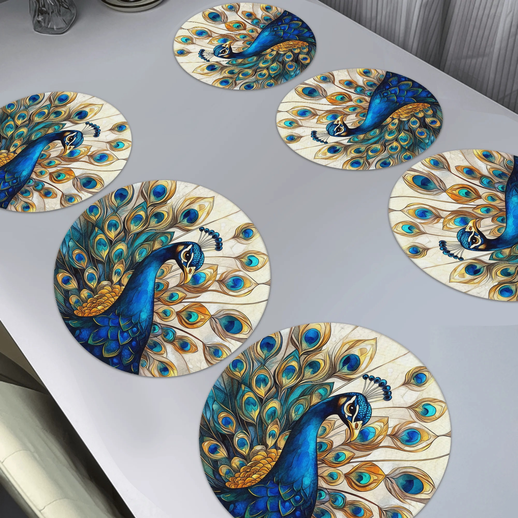VIKAMA 4PCS Bohemian Peacock P - đánh giá và giá Outdoor Furniture Dining