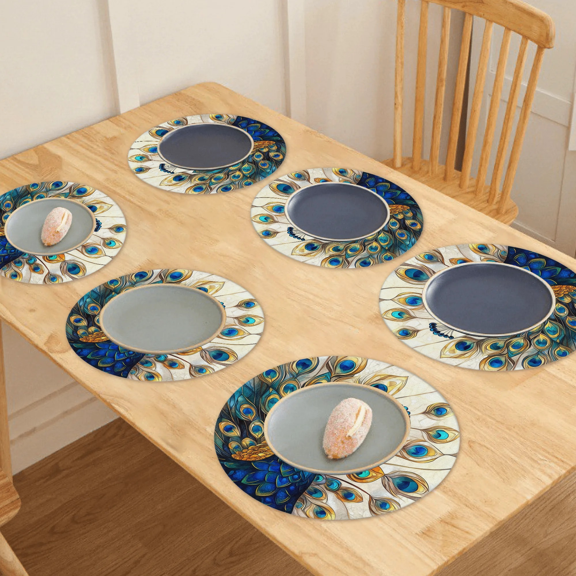VIKAMA 4PCS Bohemian Peacock P - đánh giá và giá Outdoor Furniture Dining