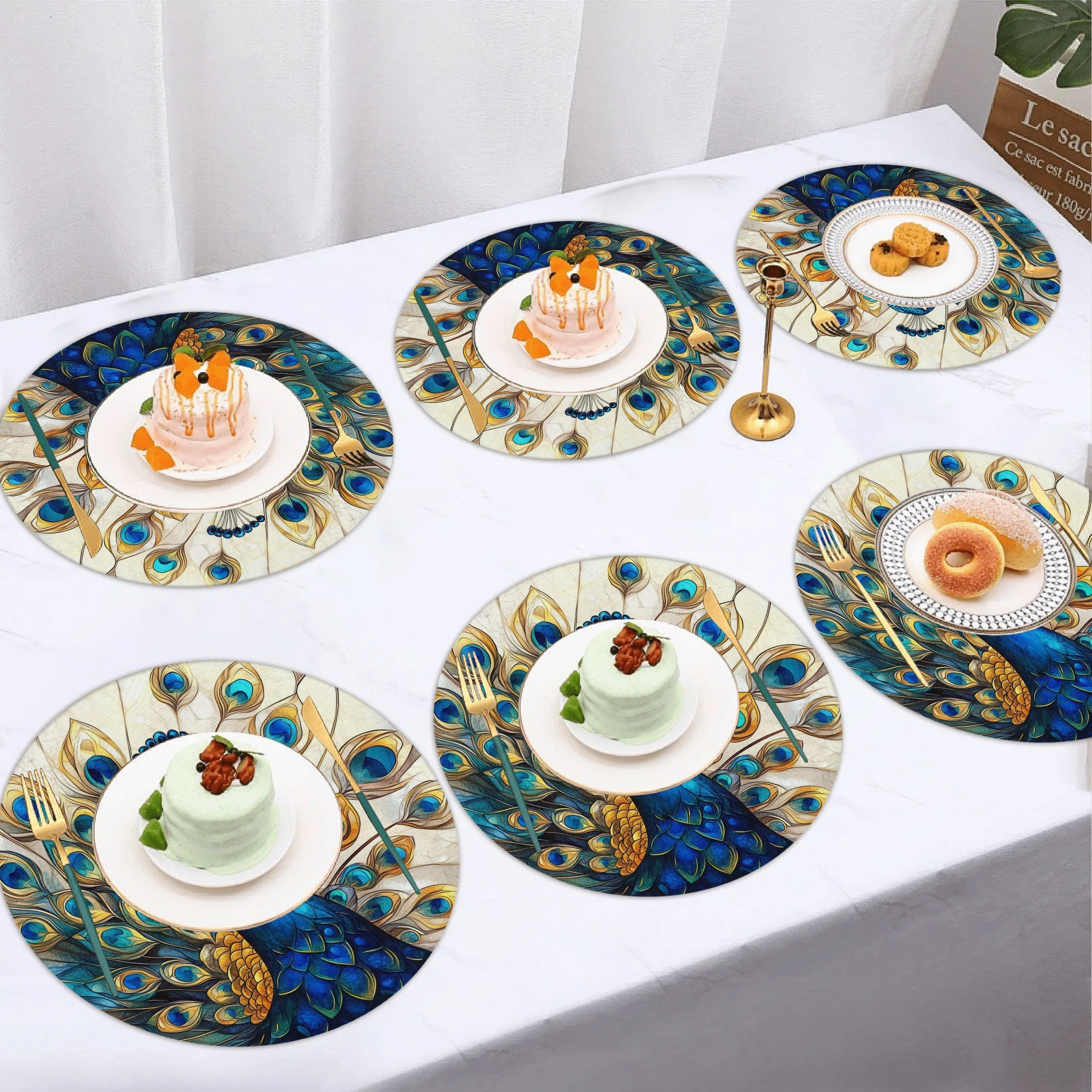 VIKAMA 4PCS Bohemian Peacock P - đánh giá và giá Outdoor Furniture Dining