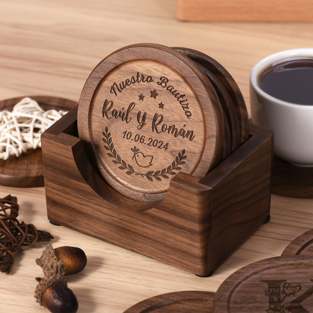 Walnut Dark Coaster Set of 6 P - đánh giá và giá Outdoor Furniture Dining