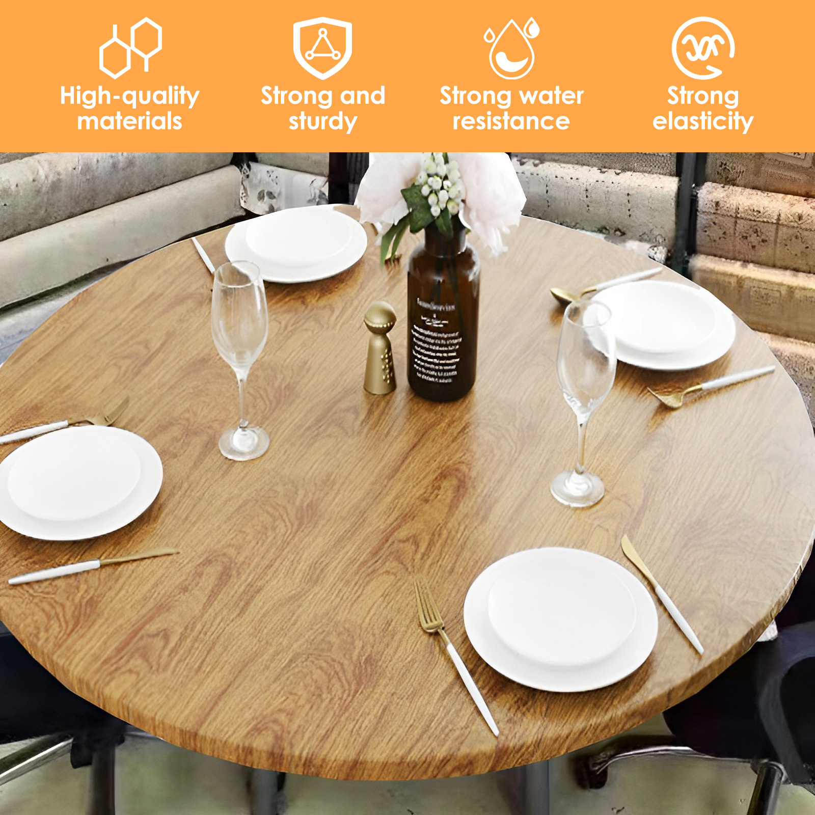 Round Table Cloth Waterproof o - đánh giá và giá Outdoor Furniture Oil