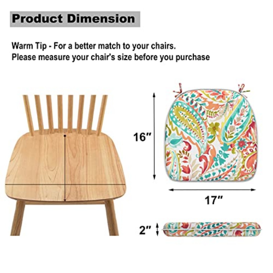 Set of 4 Outdoor Chair Cushion - đánh giá và giá Outdoor Furniture Pads