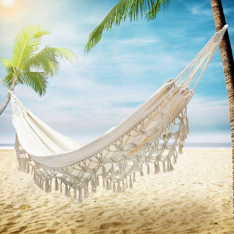 Bohemian Tassel Hammock Comfor - đánh giá và giá Outdoor Furniture Xl