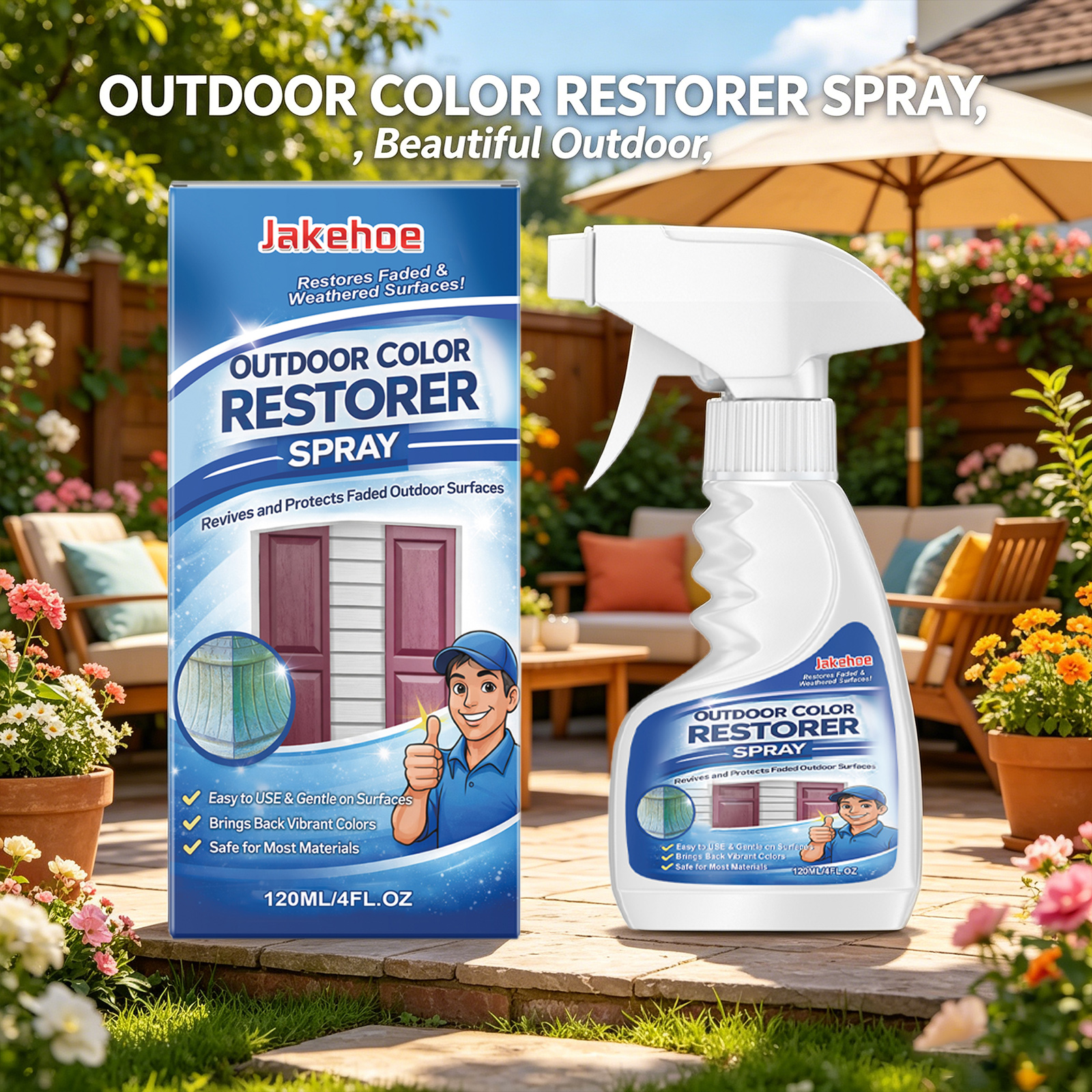 Outdoor Color Restorer Spray M - đánh giá và giá Outdoor Furniture Restoration
