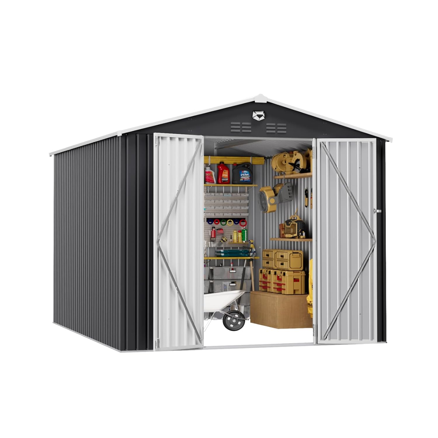 10x12 FT Metal Outdoor Storage - đánh giá và giá Outdoor Furniture Metal