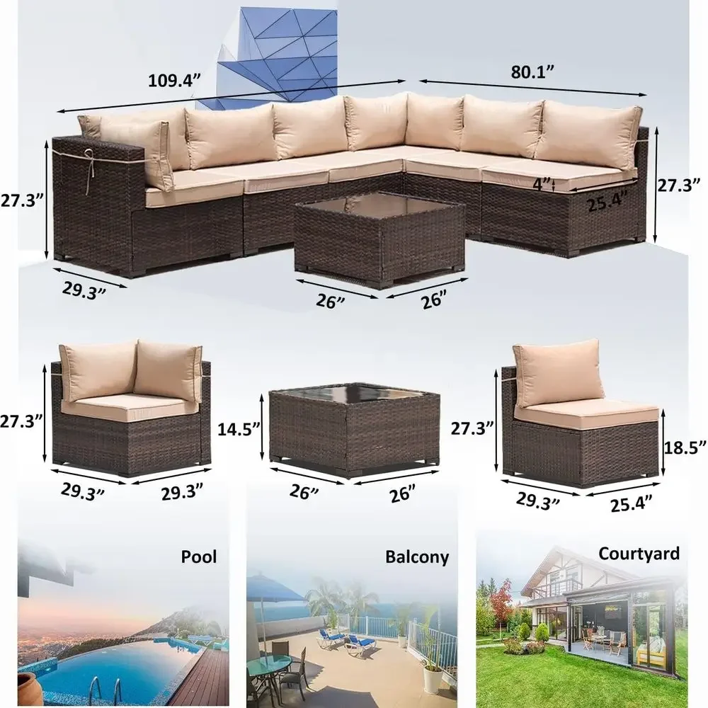 8-Piece Outdoor Patio Furnitur - đánh giá và giá Outdoor Furniture With Fire Pit Table
