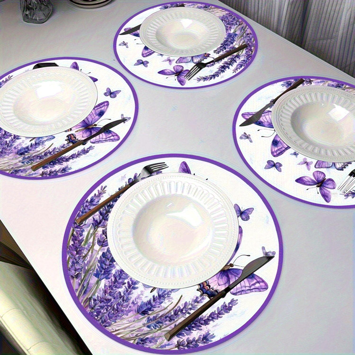 VIKAMA 4PC Lavender Butterfly  - đánh giá và giá Outdoor Furniture Dining