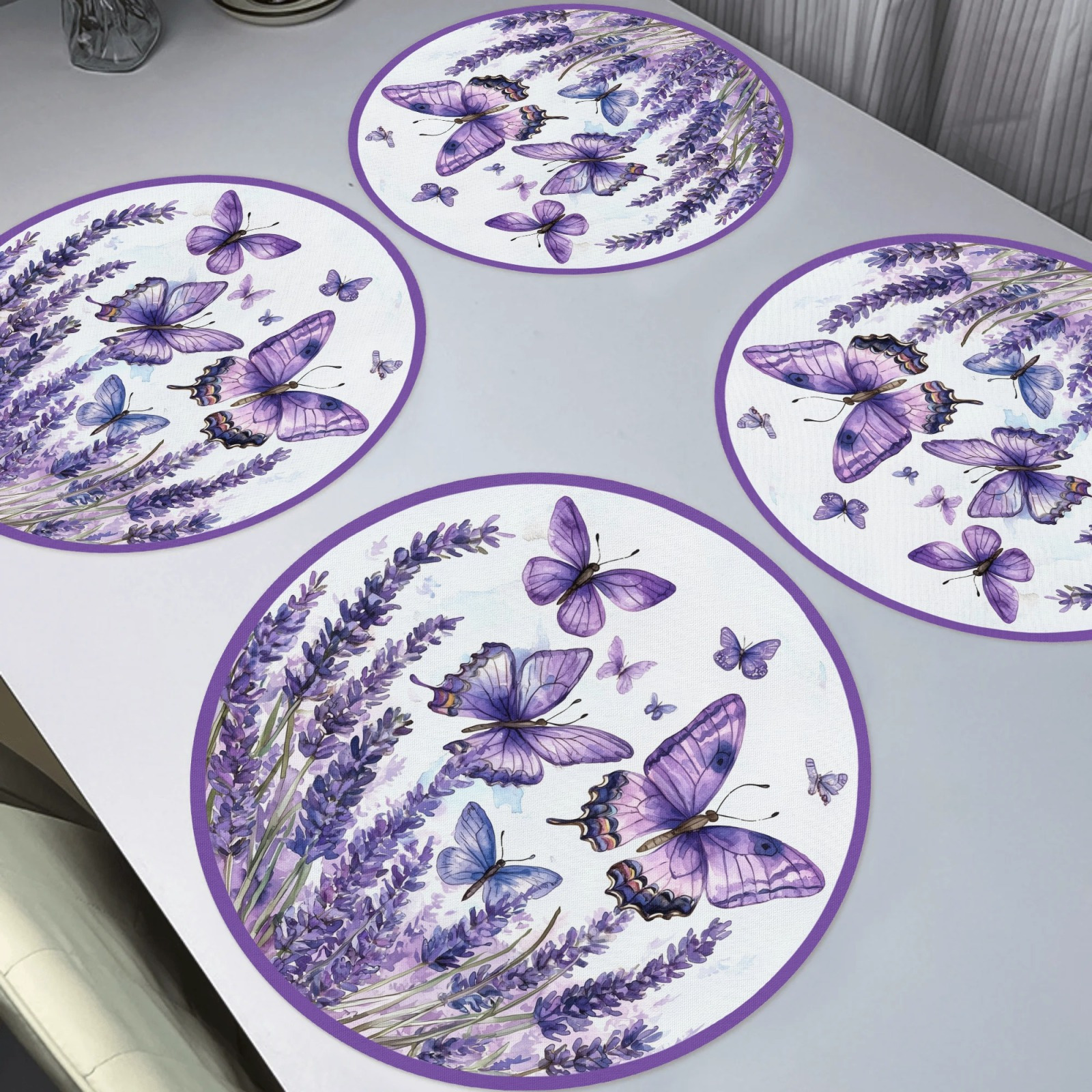 VIKAMA 4PC Lavender Butterfly  - đánh giá và giá Outdoor Furniture Dining