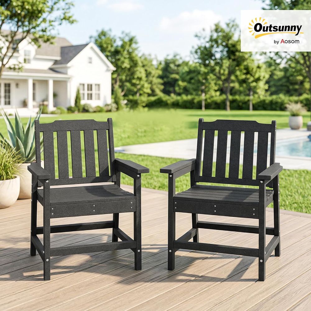 Durable HDPE 2-Piece Patio Din - đánh giá và giá Outdoor Furniture Dining Set