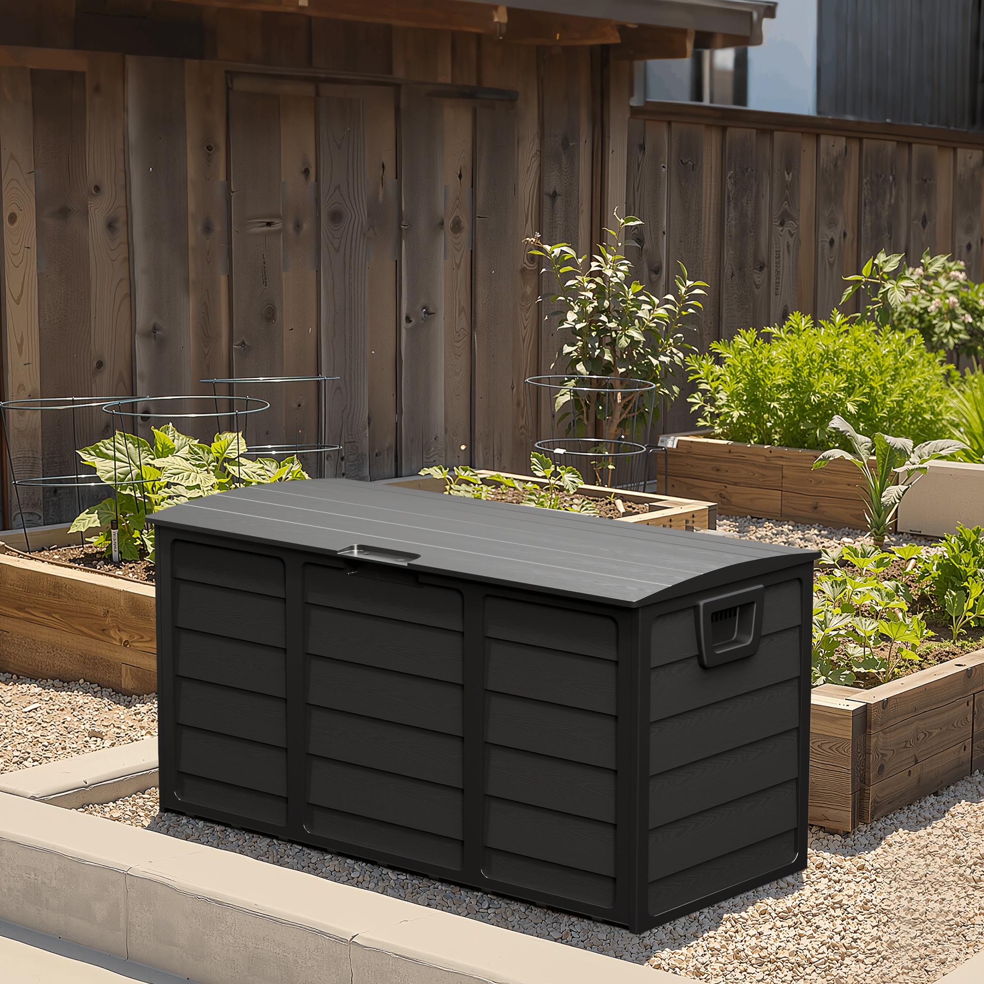 Weatherproof Resin Storage, 75 - đánh giá và giá Outdoor Furniture Metal