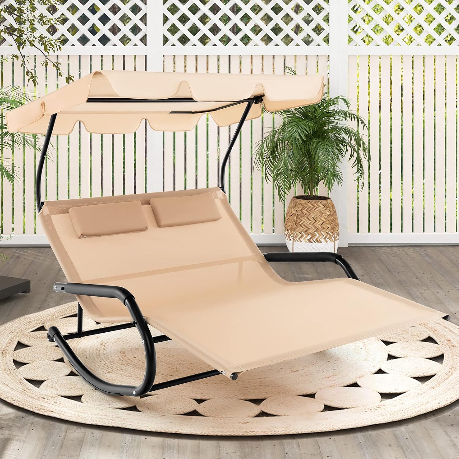 2 Person Adjustable Canopy Lou - đánh giá và giá Outdoor Furniture Xl