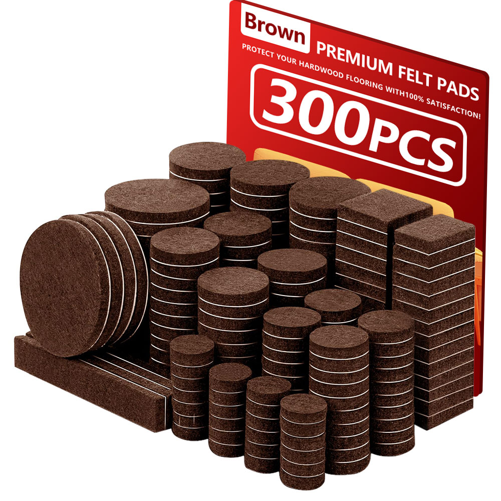 300PCS Felt Chair Leg Pads, Va - đánh giá và giá Outdoor Furniture Leg Protectors