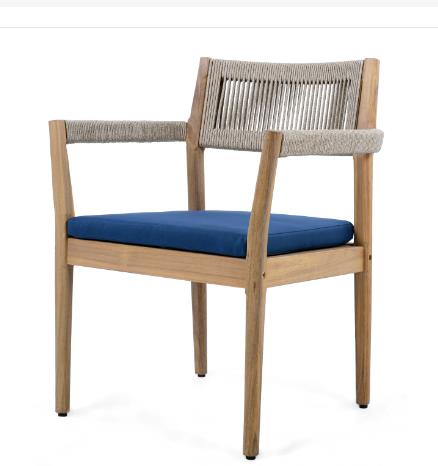 Braided Acacia Wood Outdoor Di - đánh giá và giá Outdoor Furniture Dining Set