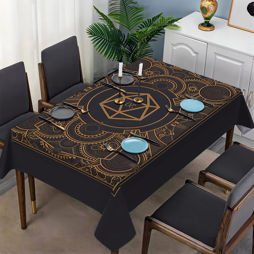 Steampunk Black Golden Gear Pa - đánh giá và giá Outdoor Furniture Dining
