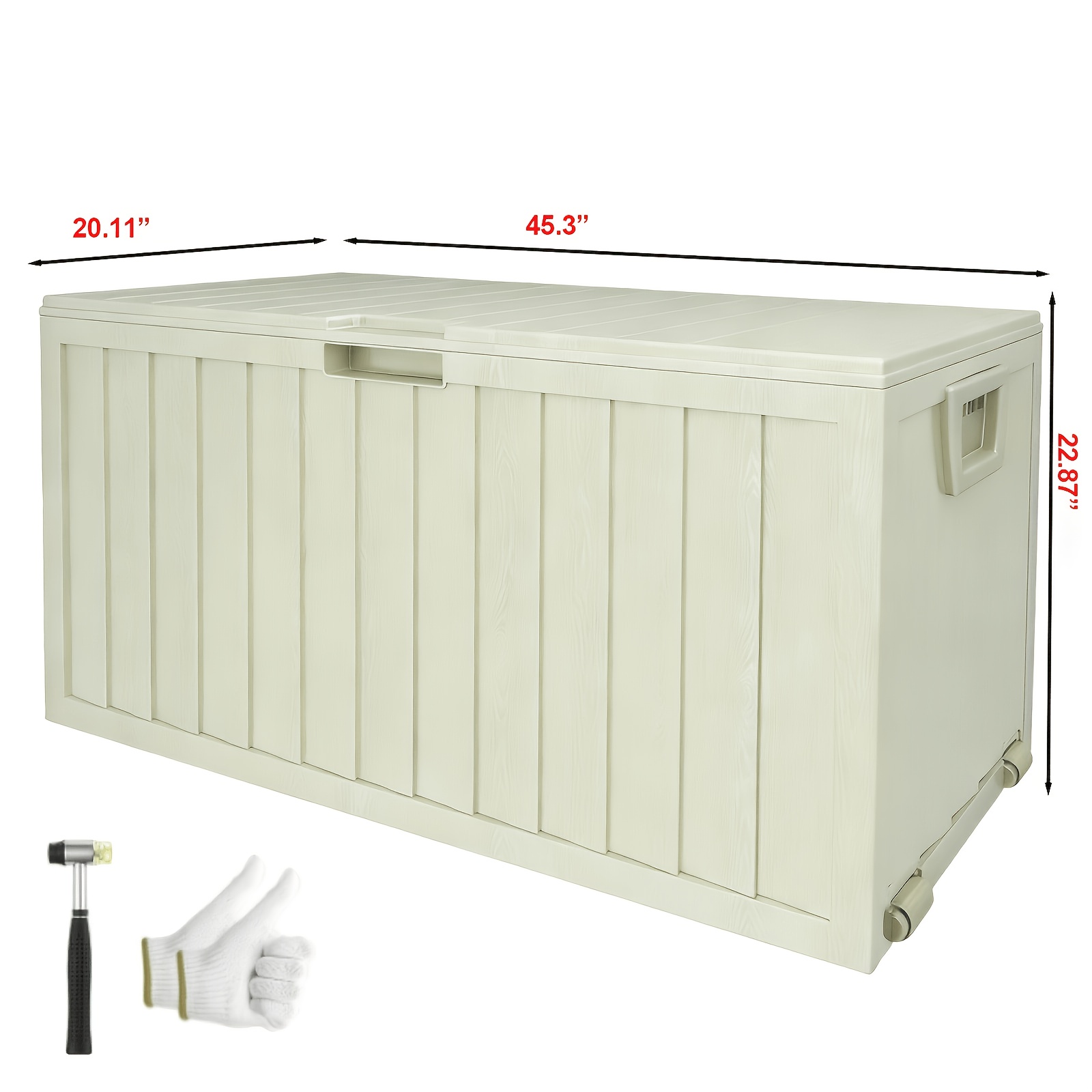 75/35 Gallon Outdoor Storage B - đánh giá và giá Outdoor Furniture Metal