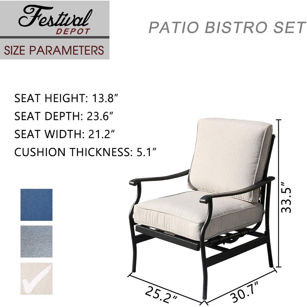 Outdoor Patio Bistro Armrest C - đánh giá và giá Outdoor Furniture Dining Set
