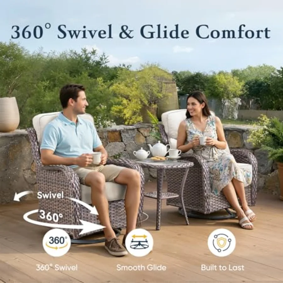 Outdoor swivel rocker patio ch - đánh giá và giá Outdoor Furniture Zone