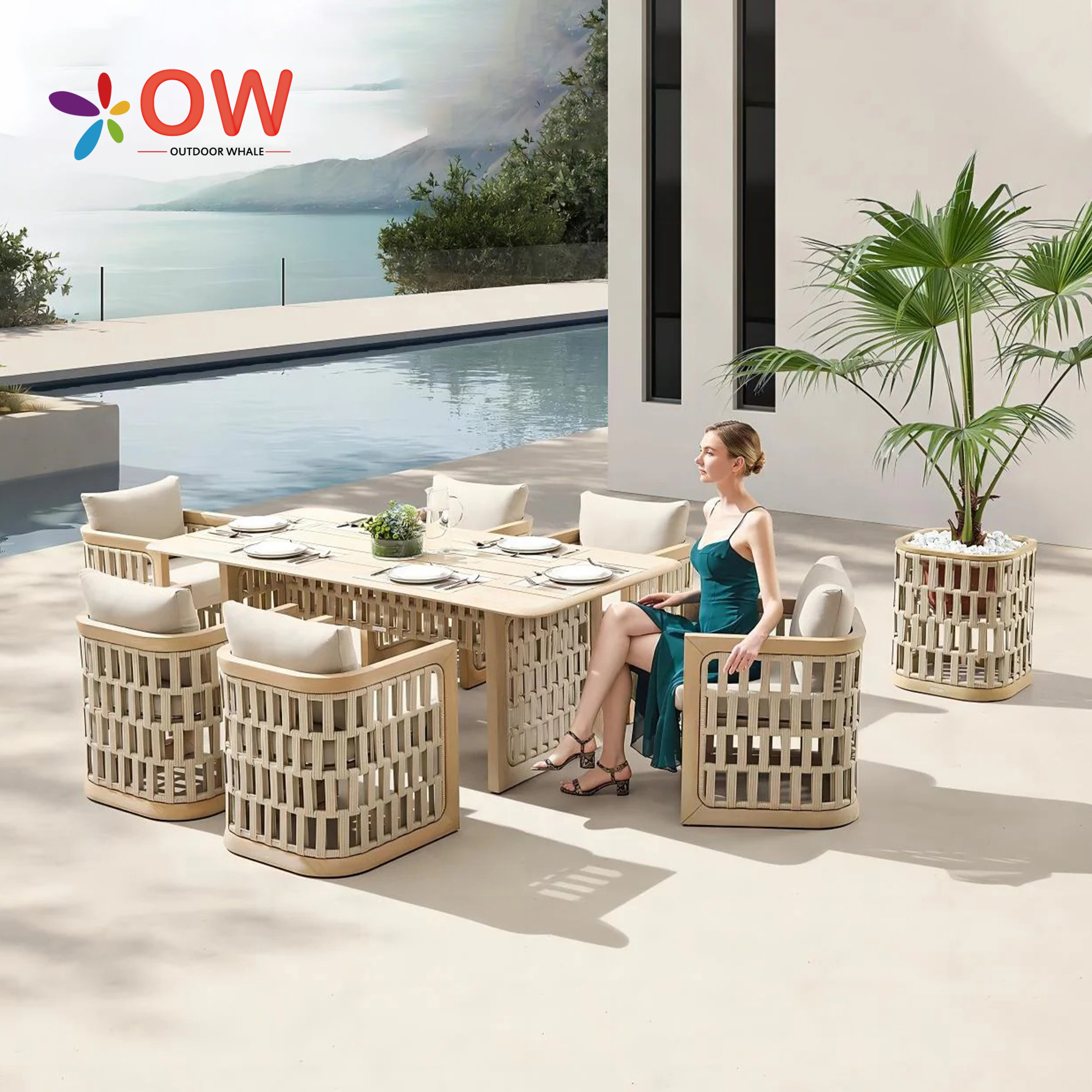 Modern Dining Table Set For Ho - đánh giá và giá Outdoor Furniture Dining Set