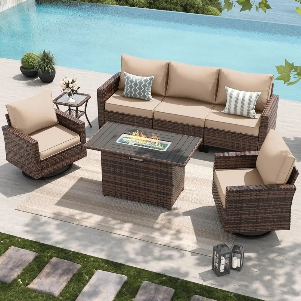 Outdoor Patio Furniture Set wi - đánh giá và giá Outdoor Furniture With Fire Pit Table