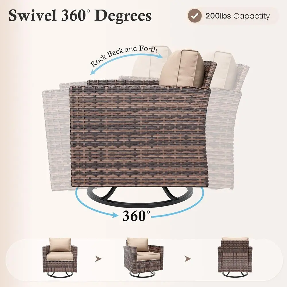 Outdoor Patio Furniture Set wi - đánh giá và giá Outdoor Furniture With Fire Pit Table