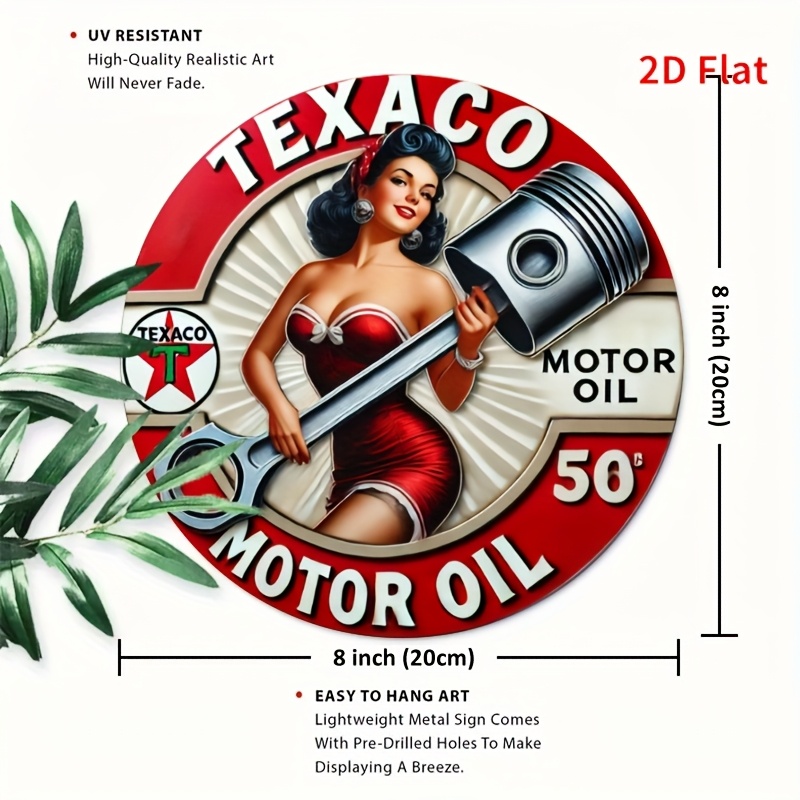 2D Flat, 1pc Vintage Texaco Mo - đánh giá và giá Outdoor Furniture Oil