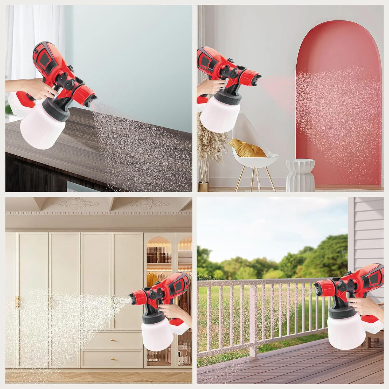 Home DIY Cordless Paint Spraye - đánh giá và giá Outdoor Furniture Paint