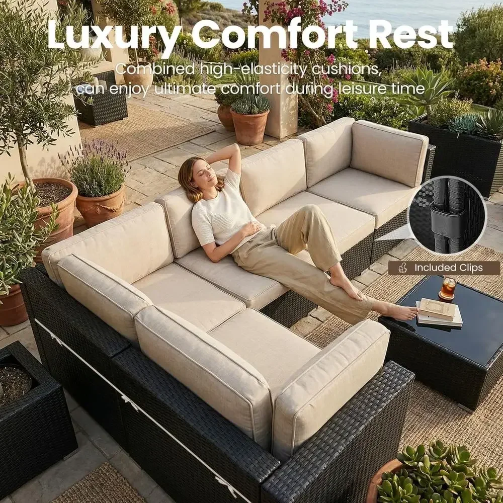 8-Piece Outdoor Patio Furnitur - đánh giá và giá Outdoor Furniture With Fire Pit Table