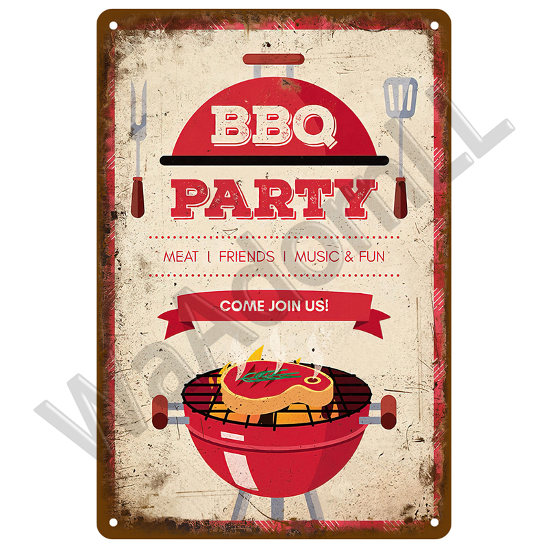 Vintage Tin Sign Dad`s BBQ Yar - đánh giá và giá Outdoor Furniture Zone