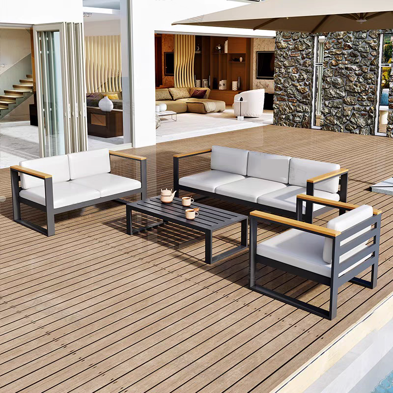 Modern Style Aluminum Patio So - đánh giá và giá Outdoor Furniture Dining Set