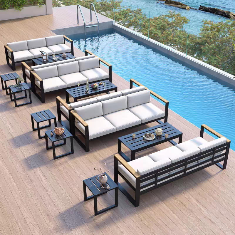 Modern Style Aluminum Patio So - đánh giá và giá Outdoor Furniture Dining Set
