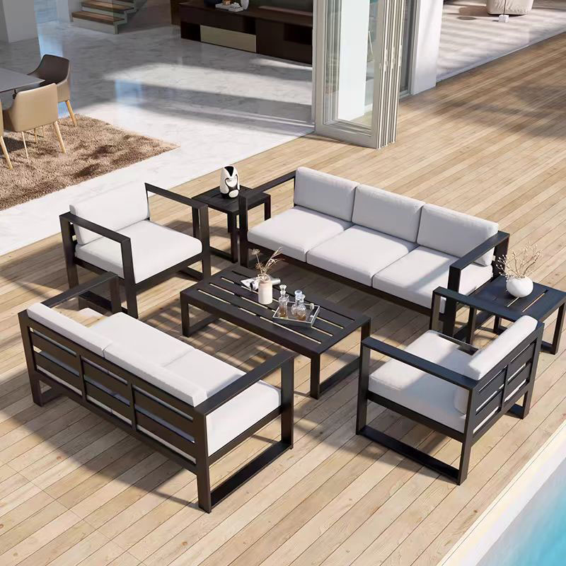 Modern Style Aluminum Patio So - đánh giá và giá Outdoor Furniture Dining Set
