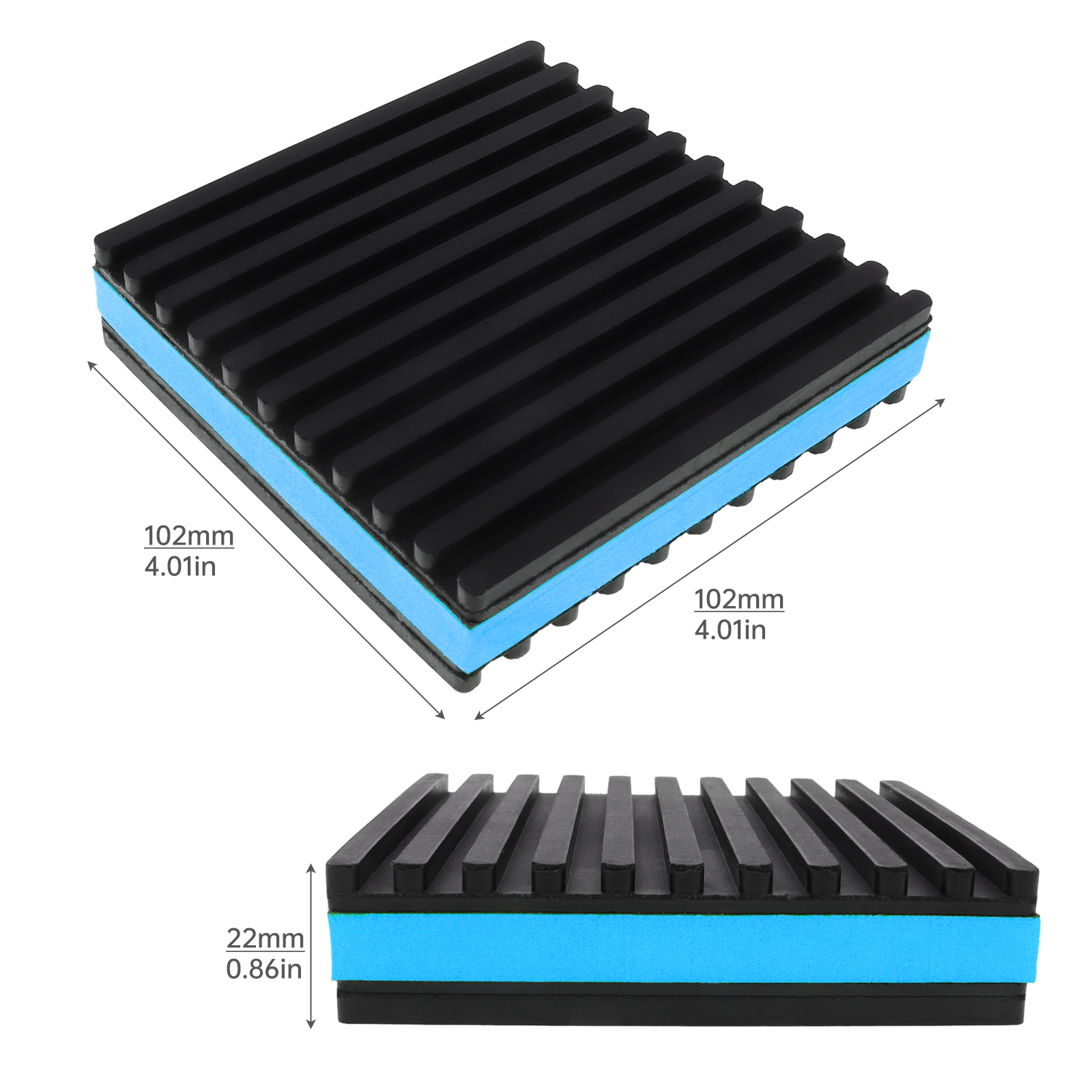 4pcs Rubber Anti-Vibration Pad - đánh giá và giá Outdoor Furniture Pads