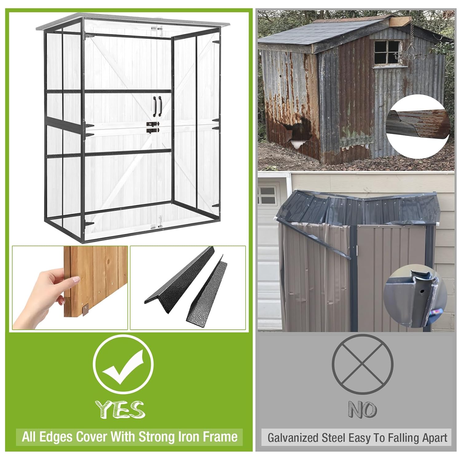 Outdoor Cabinet Storage Shed w - đánh giá và giá Outdoor Furniture Metal