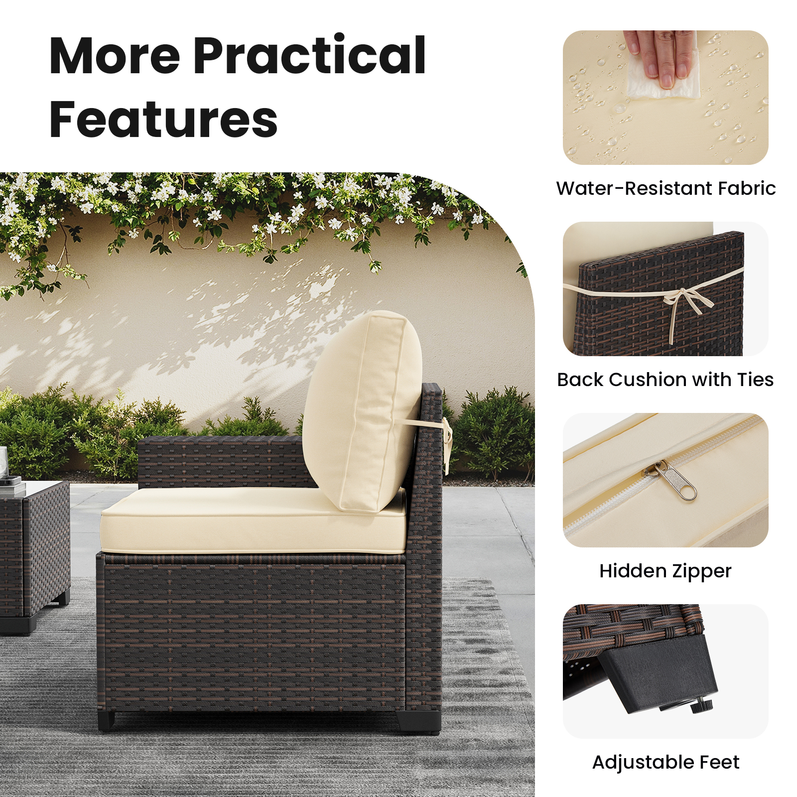 7 Piece Patio Furniture Set wi - đánh giá và giá Outdoor Furniture With Fire Pit Table