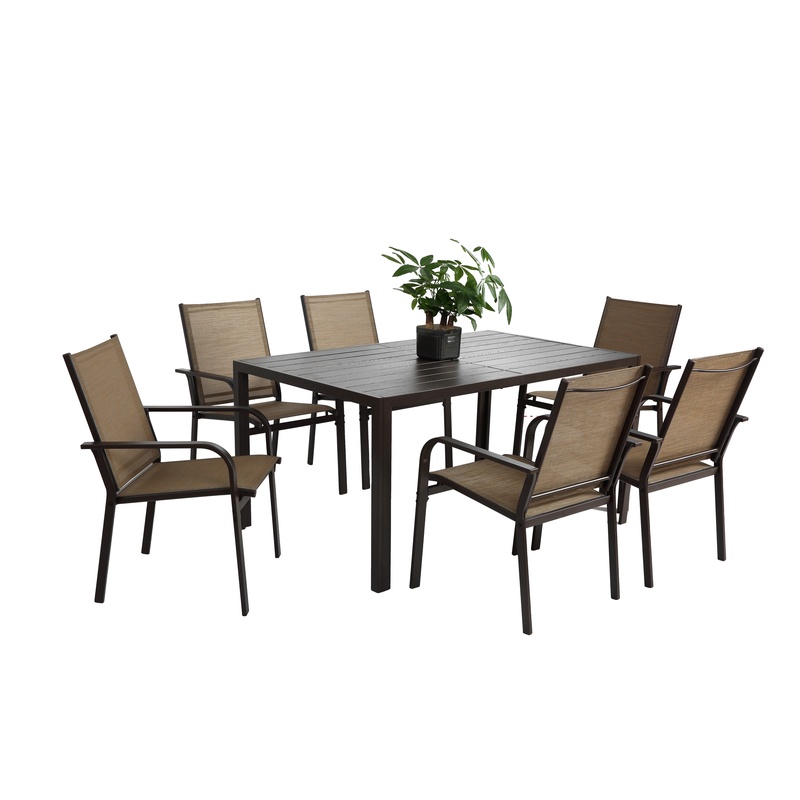 7-Piece Outdoor Patio Dining S - đánh giá và giá Outdoor Furniture Dining Set