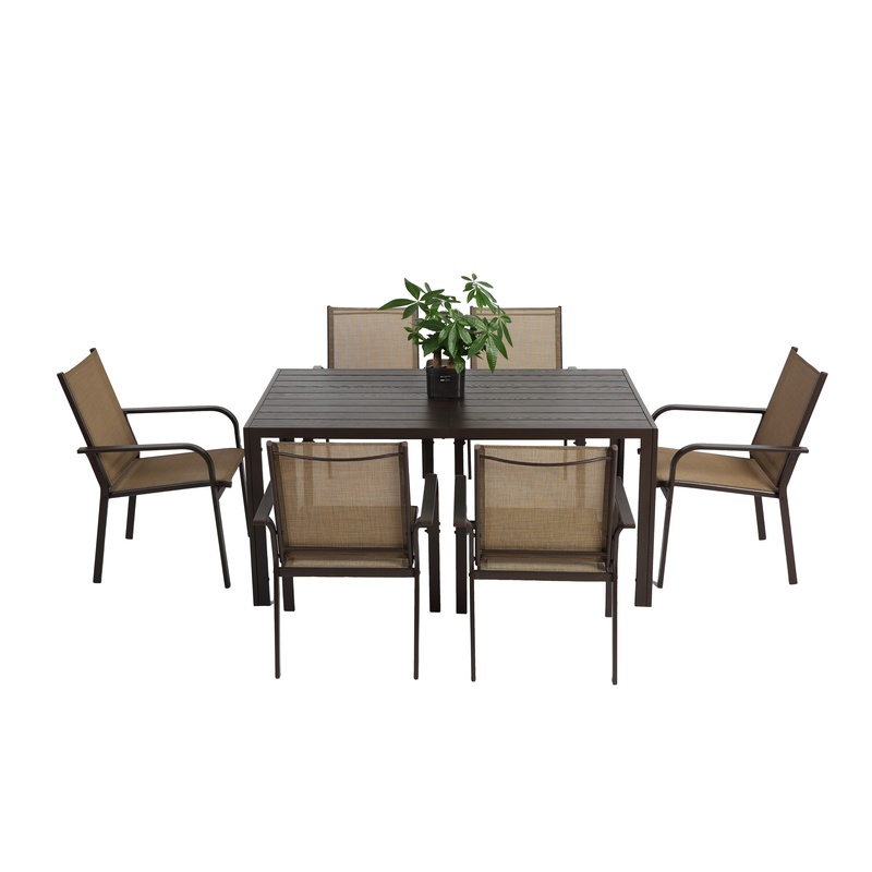 7-Piece Outdoor Patio Dining S - đánh giá và giá Outdoor Furniture Dining Set